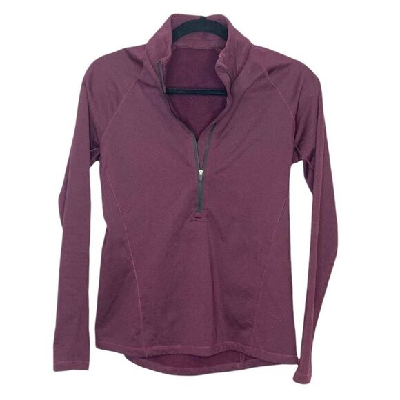 Tesla Women’s Maroon Wine 1/2 Zip Pullover Size Medium - Picture 1 of 9